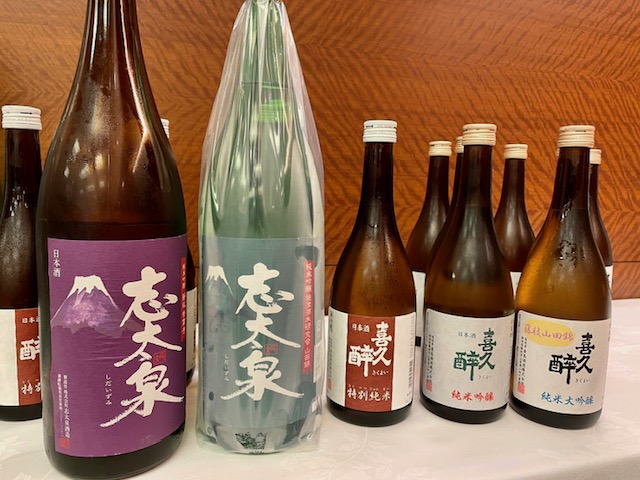 日本酒をいただきました